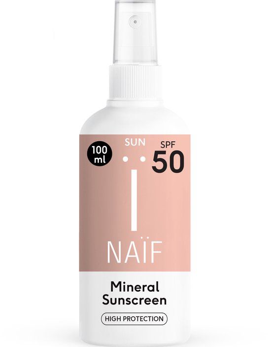 Naïf Zonnebrand Spray SPF50 - 100ml - Voor de hele familie