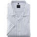 OLYMP No. Six Oversize Fit Chemise Manches courtes bleu