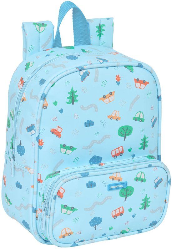 Safta Kinderrugzak Coches Blauw 22 x 27 x 10 cm