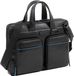 Piquadro Sacoche pour ordinateur portable / Sac de travail - 13 pouces - Cuir - Blue Square Revamp - Noir
