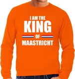 Bellatio Decorations Shoppartners Bv Koningsdag sweater I am the King of Maastricht - heren - Kingsday Maastricht outfit / kleding / trui XL