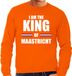 Bellatio Decorations Shoppartners Bv Koningsdag sweater I am the King of Maastricht - heren - Kingsday Maastricht outfit / kleding / trui XL