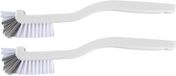 Sans marque 2 pièces brosses à gobelets, brosse de nettoyage courbée, brosse à vaisselle pour tasses, nettoyeur de bouteilles, brosse