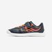 TS130 Chaussures de sport à scratch résistantes enfant, bleu et orange