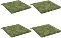 vidaXL 4-delige Zitkussens SOEST 100% Polyester Bladontwerp