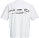 JACK&JONES JCOECHO GRAPHIC BACK TEE SS CREW NECK Jongens T-shirt Katoen S Wit