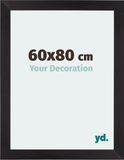 Your Decoration - Cadre photo 60x80 cm - MDF - Grain de bois noir - Mura