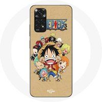 Maniacase Hoesje voor Xiaomi Redmi Note 11S 4G Manga Uitrusting uit één stuk van de strohoed