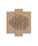 Homemania Muurfoto, motief: Soyez 3 citaten, voor woonkamer, slaapkamer, meerkleurig, van MDF, 57 x 0,3 x 60 cm