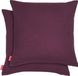 Blumtal Chenille Kussenslopen - Set van 2 - Zacht en met Blinde Rits - Kussenhoes 60 x 60, Aubergine - Paars