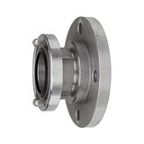 Riegler Storz-overgangsstuk, aluminium, Storz-maat 52-C, afstand tussen de klemmen 66 mm, flens DN 50, PN max. 16 bar, bedrijfstemperatuur. -40 °C tot 110 °C