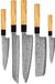Shinrai Knives Japan Shinrai Knives Takumi Kaza 5-delige Damascus Messenset