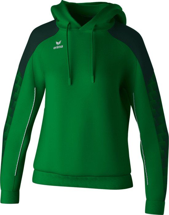 Erima Evo Star Sweatshirt Met Capuchon Dames - Groen - Maat 40