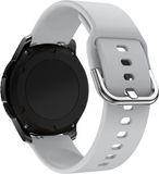 By Qubix Qubix Siliconen Sportband Grijs Geschikt voor Xiaomi Mi Watch / Xiaomi Watch 2 / Xiaomi Watch S1 / S2 / S3 / S4 (47mm)