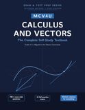 MCV4U Calculus and Vectors: The Complete Self-Study Textbook