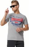 Lonsdale T-Shirt Gearach Regular Fit Marl Grey/Black 3XL