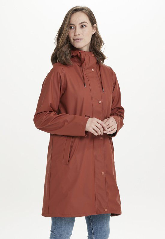 Weather Report Regenjas Simone Dames Roest Polyester