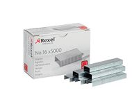 Rexel 503654 No.16 24/6 mm standaard nietjes, voor nieten tot 20 vellen, gebruik met desktopnietmachines en tangen, doos van 5000, 6010