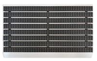 Buitendeurmat Super Brush - aluminium deurmat - aluminium vuilvangmat binnenzijde - extreem slijtvast - antislip - duurzaam - 40x60cm, grijs