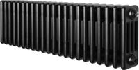 MonsterShop Monster Group BV Traditionele 4-kolom radiator - horizontaal - zwart - 300x1010 mm