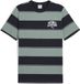PUMA CLASS Striped Tee Heren tshirt - Green Moon - Maat M