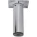 Element System 11100-00006 meubelvoet ronde buis ø 30 mm, lengte 100 mm, verchroomd staal, chroom