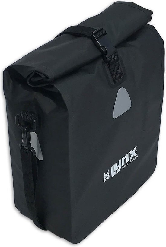 Lynx Enkele fietstas Single Pannier bag 21L Zwart