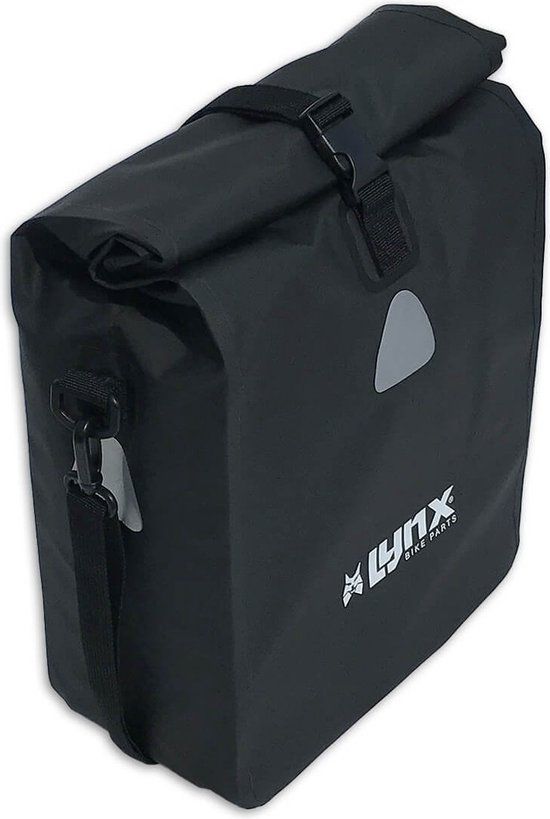 Lynx Single Pannier Bag - 21L - Black - Rear Bike Bag