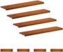 vidaXL - Trap - Tread - 8 - st - 110 - x - 25 - x - 2 - cm - Bruin - Massief - Eikenhout