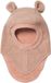 Huttelihut Bonnet enfant cagoule oreilles laine 6152 Rose Melange