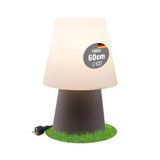 8Seasons Buitenlamp, Polyethyleen, E27, 9 W, Taupe