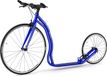 Yedoo Wolfer Sport, un trottinette pliable en aluminium - adapté aux adultes et adolescents, jusqu'à 120 kg, avec pneus 28/20 et guidon réglable. Couleur : bleu