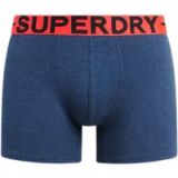Superdry Heren 2P Boxers Basic Blauw