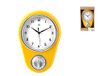 H&H Orologio Con Timer Contaminuti, 22X16Cm, Giallo