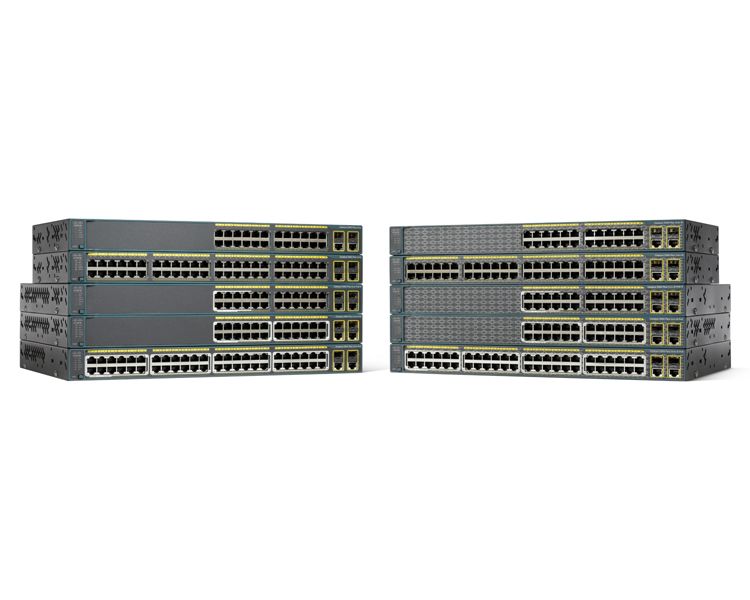 Cisco Catalyst WS-C2960+48TC-L Switch - Zwart