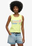 Superdry - Outdoor gestreepte tanktop met laag uitgesneden ronde hals - Dames - Vesten