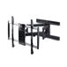 StarTech.com Support TV inclinable et pivotant ultra-fin pour écrans plats jusqu'à 65 pouces et 45 kg, VESA 600x400, Support mural TV à profil bas, Conforme TAA