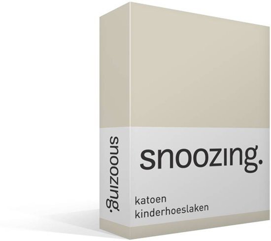 Snoozing katoen kinderhoeslaken - Ledikant (60x120 cm) - 100% katoen