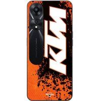KTM Koffer Oppo A78 5G KTM logo Kraftfahrzeuge Trunkenpolz Mattighofen Maniacase