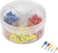TRU COMPONENTS 739735 Assortiment adereindhulzen 0.5 mm², 0.75 mm², 1 mm², 1.5 mm², 2.5 mm² Deels geïsoleerd Oranje, Wit, Geel, Rood, Blauw 400 stuk(s)