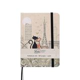 KIUB Notitieblok a6 gelijmde rug genaaid Bug Art Paris Amoureux