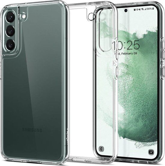 Spigen Ultra Hybrid Hoesje Geschikt voor Samsung Galaxy S22 Plus Transparant