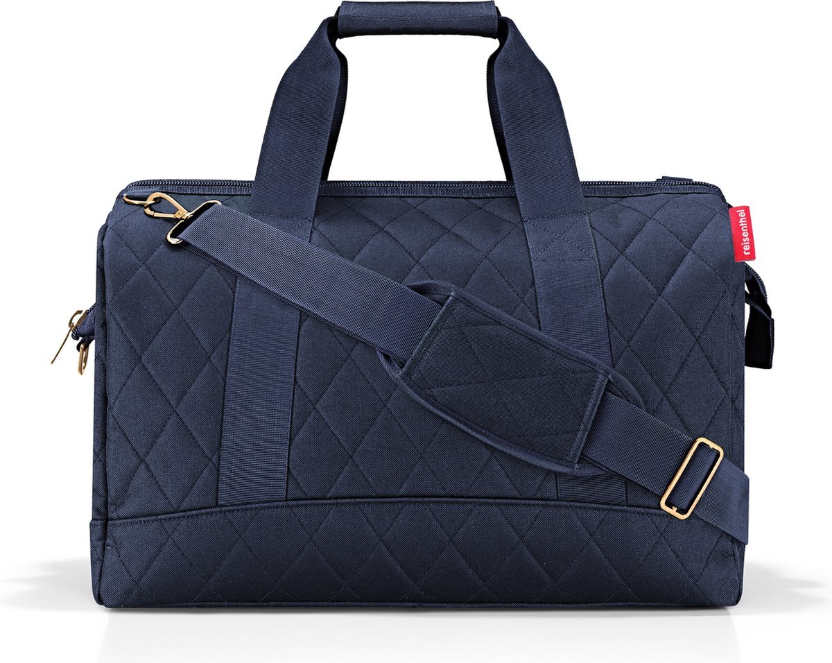 reisenthel Allrounder L Reistas Sporttas - 30L - Rhombus Midnight Gold Blauw