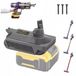Rosfix Adaptateur Remplacement Batterie - Dewalt 18V/20V/60V >4Ah - Convertisseur ABS - Convient pour Dyson
