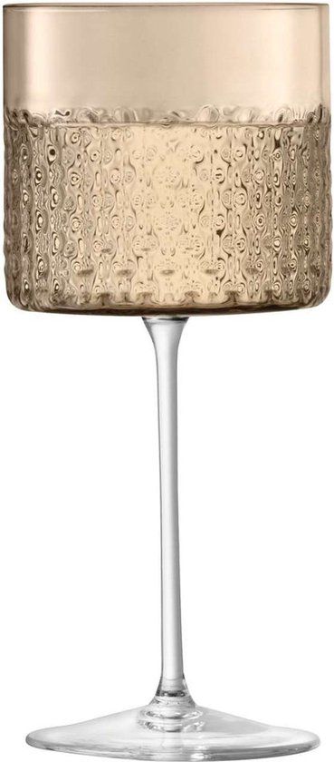 L.S.A. Wicker Wijnglas 320 ml Set van 2 Stuks - Transparant
