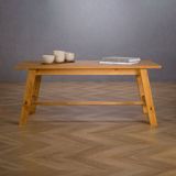 IDIMEX Salontafel LUZERNA van massief hout - gebeitst/gewaxt