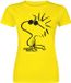 Peanuts Woodstock Dames T-shirt - geel - XL