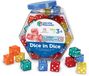 Learning Resources 6-kantige dobbelsteen in dobbelsteen - set van 72