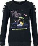 Alice In Wonderland Alice Dames Shirt met lange mouwen - zwart - M