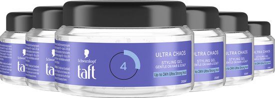 Schwarzkopf Taft Ultra Classic Chaos Styling Gel - 6 x 250 ml